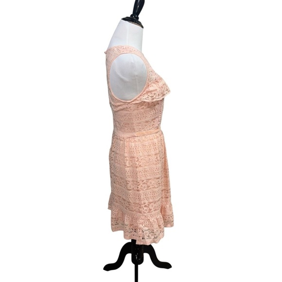 Disney Princess Teen Girl's M Medium Sleeveless Sheath Dress NWT Blush Lace - Picture 6 of 11